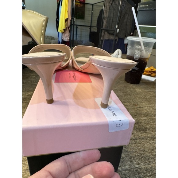 KATE SPADE New York Women's Size 7 Savvi Heeled Sandal, Tusk NEW - Picture 5 of 14